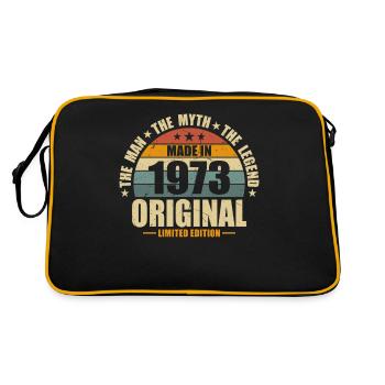 Édition limitée : Mythical Man 1973 - Sac Retro - noir/or - Dos
