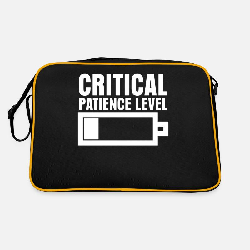 Patience Joke Impatient Impatience Retro Bag
