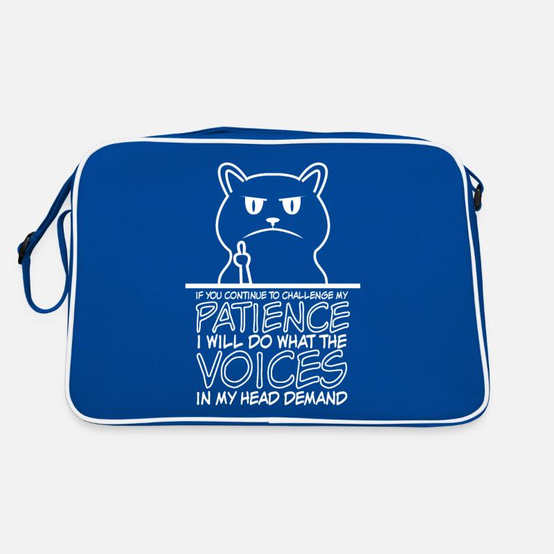 Impatient Cat Impatience Patience Retro Bag