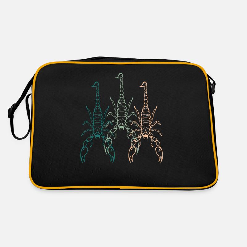Trois Scorpions Trio exotisme cadeau Sac Retro