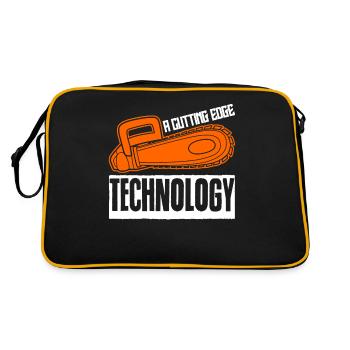 Tronçonneuse Tronçonneuse - Sac Retro - noir/or - Dos