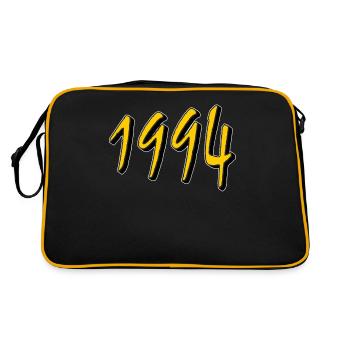BIRTHDAY YEAR 1994 - Retro Bag - black/gold - Back
