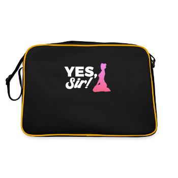 Sadomaso BDSM Femdom SM Sado Maso Cadeau - Sac Retro - noir/or - Dos