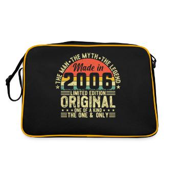Millésime 2006 légendaire - Sac Retro - noir/or - Dos