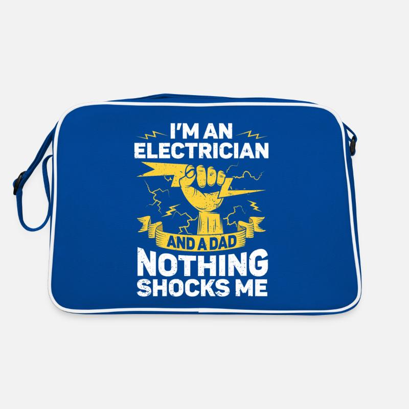Elektriker Geschenk Retro Tasche