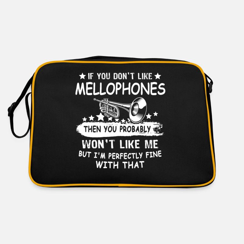 Mellophonspieler Mellophone Retro Tasche
