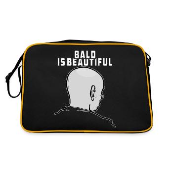 LA CALVITIE EST BELLE - Sac Retro - noir/or - Dos