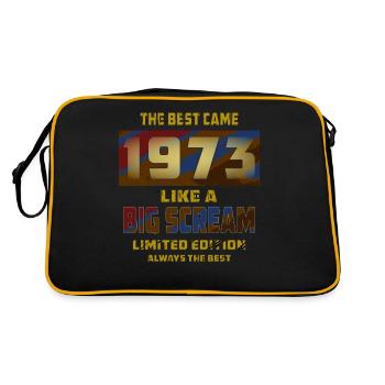 YEAR YEAR 1973 - Retro Bag - black/gold - Back