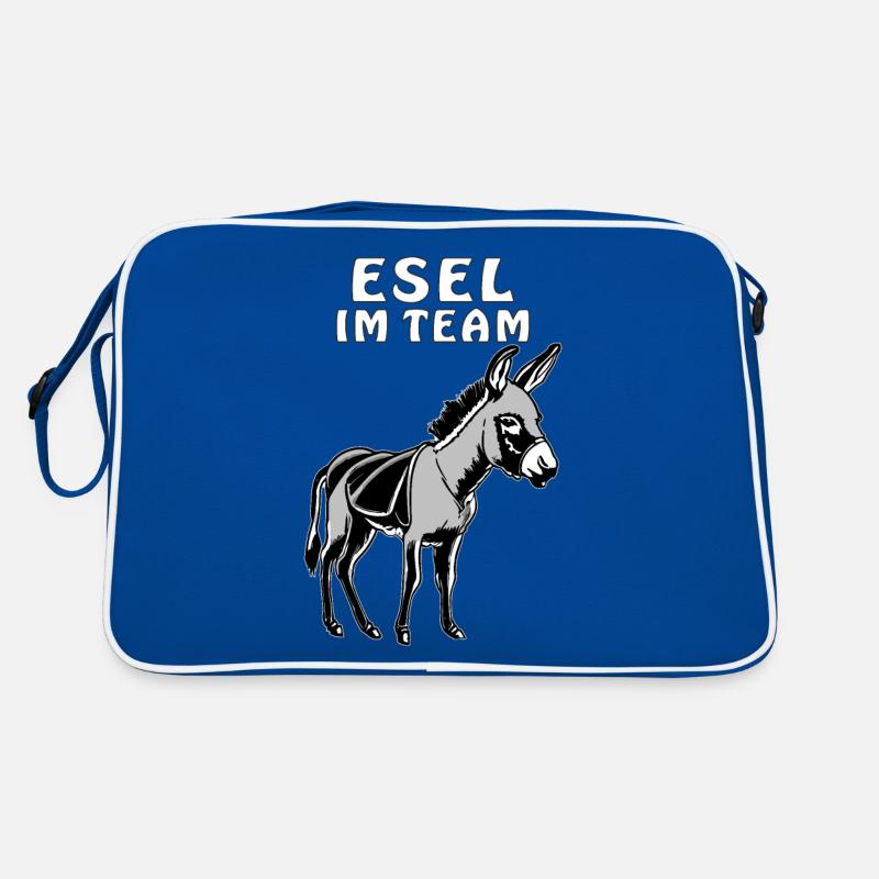 ESEL IM TEAM Retro Tasche