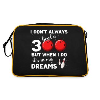 Bowler 300 Bowling - Sac Retro - noir/or - Dos