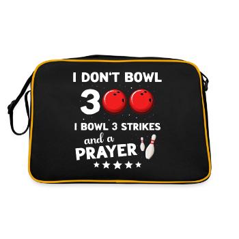 Bowling 300 Quilleur - Sac Retro - noir/or - Dos