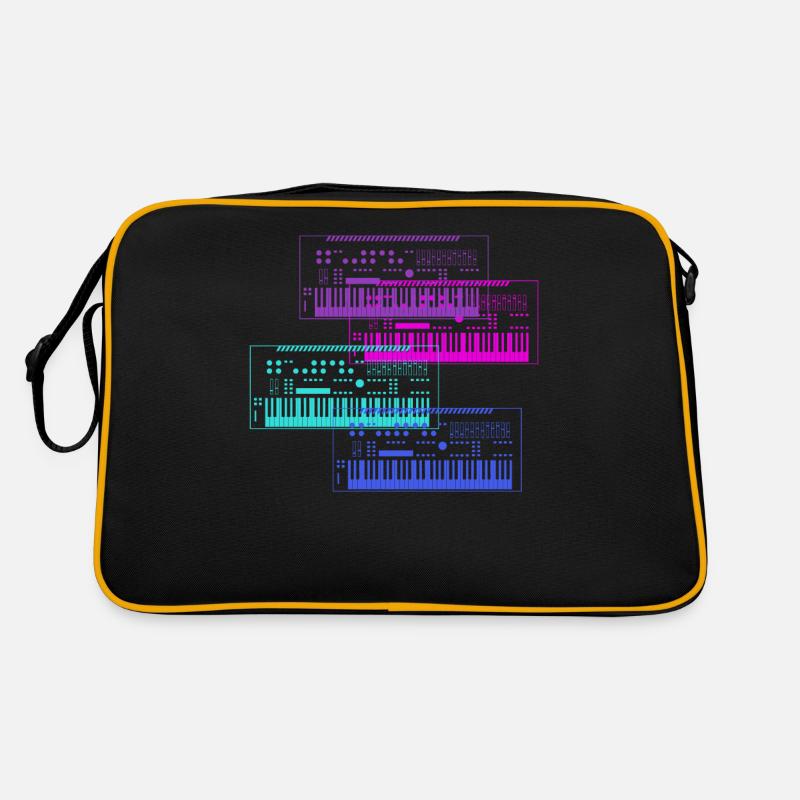 Synthétiseur Collection Conception de musique Sac Retro