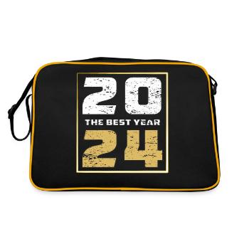 THE BEST YEAR 2024 - Retro Bag - black/gold - Back