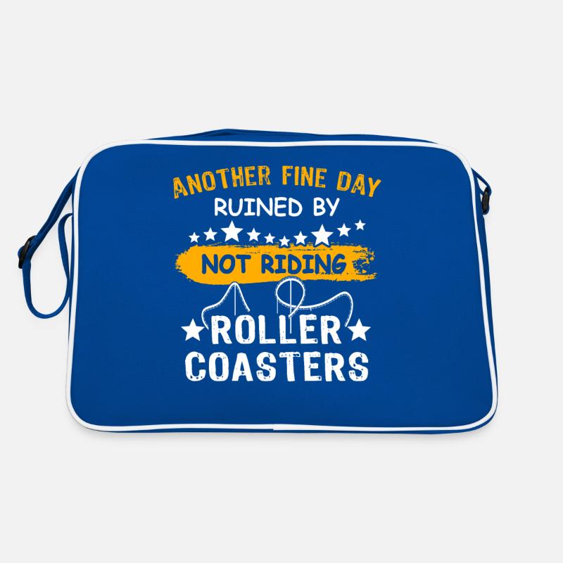Roller Coaster Amusement Park Roller Coaster Lovers Retro Bag
