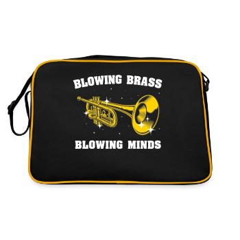 Mellophone Musicien Mellophoniste - Sac Retro - noir/or - Dos