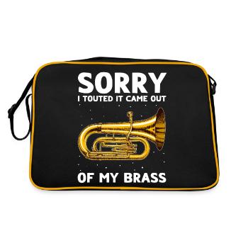Mellophone Musicien Mellophoniste - Sac Retro - noir/or - Dos