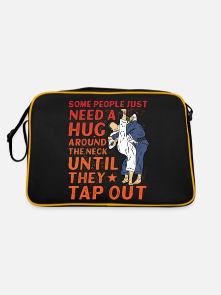 Jiu-Jitsu Brésilien BJJ - Sac Retro - noir/or - Dos