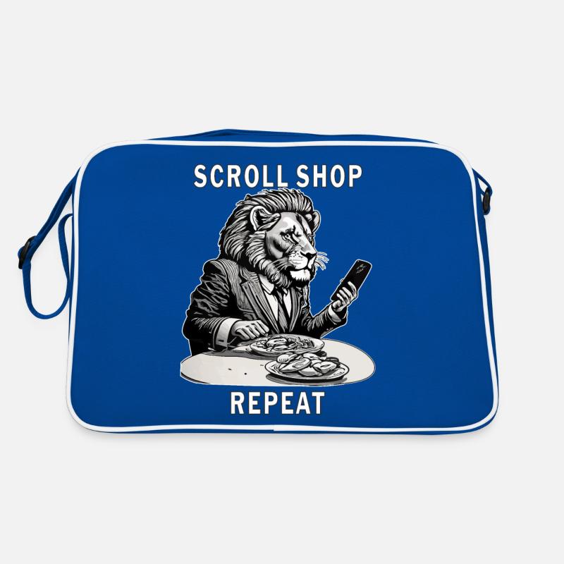 SMARTPHONE SCROLL SHOP REPEAT Retro Tasche