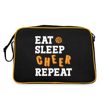 Cheerleader Cheerleading Cheer - Retro Bag - black/gold - Back