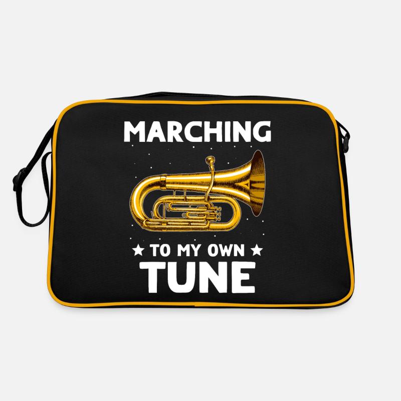 Mellophon Musiker Retro Tasche