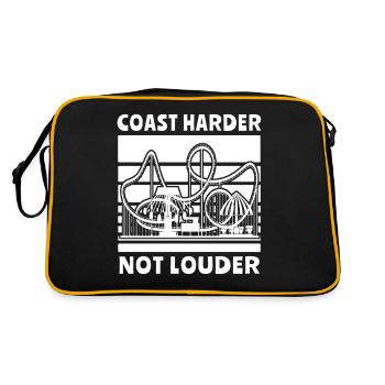Roller coaster - Retro Bag - black/gold - Back