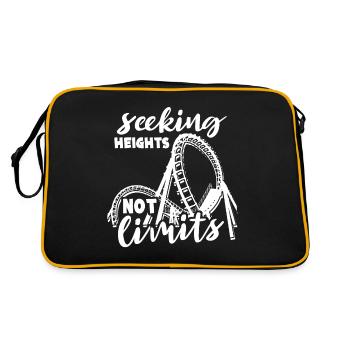Roller coaster - Retro Bag - black/gold - Back