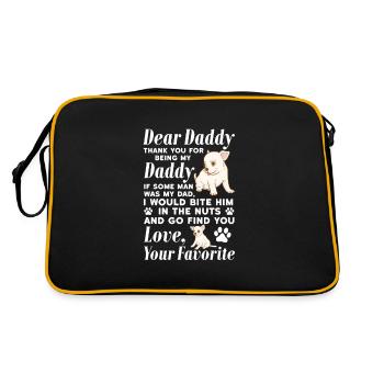 Chihuahua chien chien école chien propriétaire cadeau - Sac Retro - noir/or - Dos