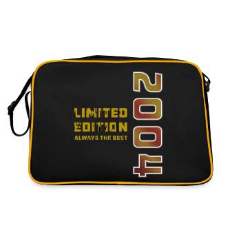 ANNÉE 2004 - Sac Retro - noir/or - Dos