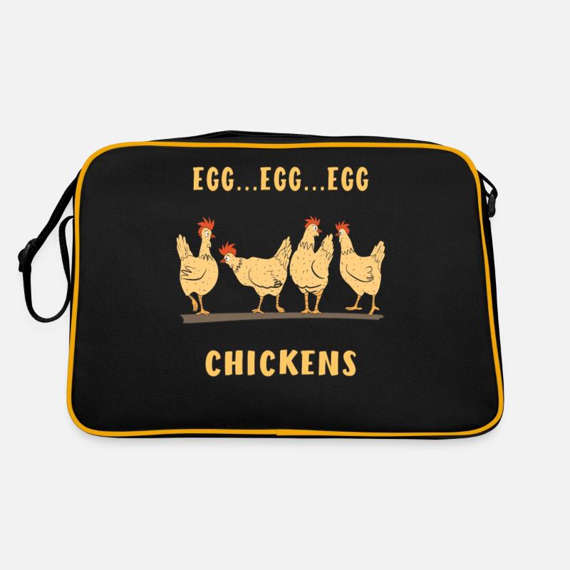 HÜHNER EI CHICKENS Retro Tasche
