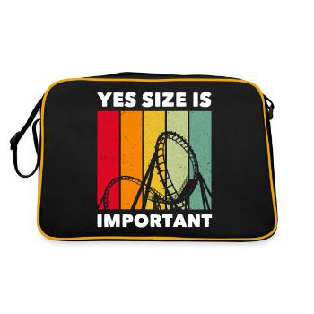 Achterbahn Roller Coaster - Retro Bag - black/gold - Back
