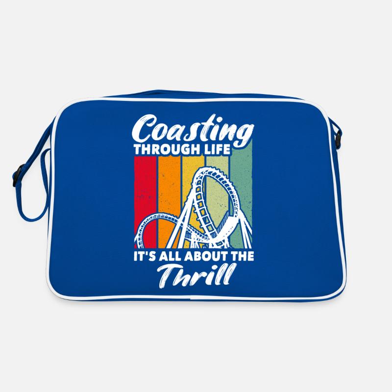 Achterbahn Roller Coaster Retro Tasche