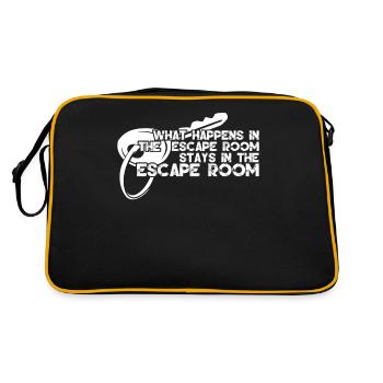 Jeu d’évasion - Sac Retro - noir/or - Dos