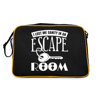 Blague de jeu d’évasion - Sac Retro - noir/or - Dos