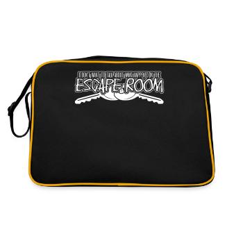 Jeu d’évasion Escape Game - Sac Retro - noir/or - Dos