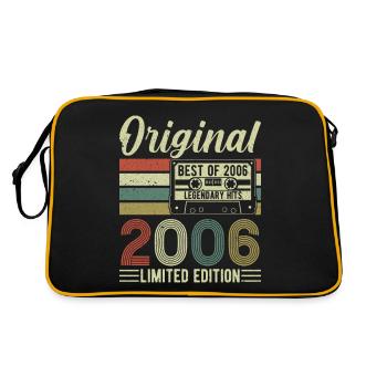 Millésime 2006 Anniversaire Légende - Sac Retro - noir/or - Dos