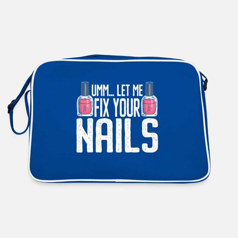 Nageltechniker Nagelstudio Nail Tech Retro Tasche