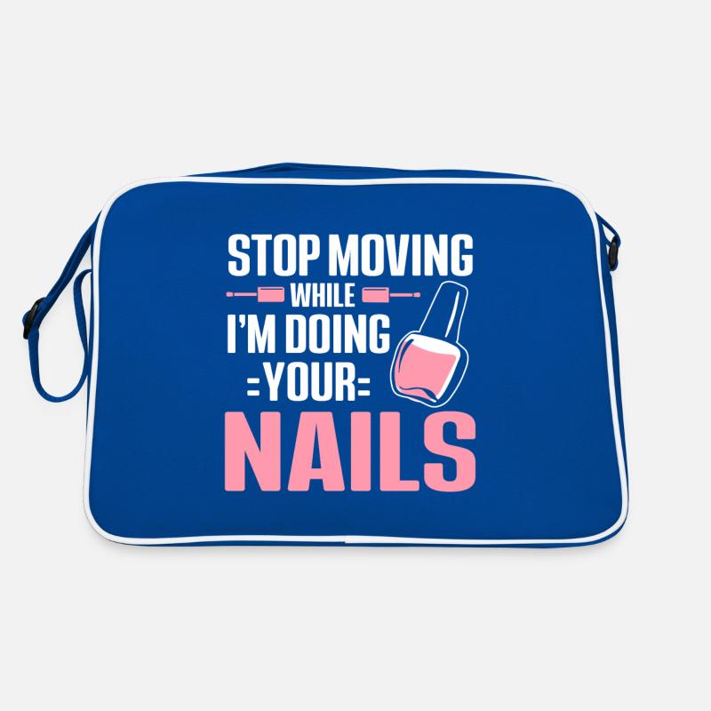 Nageltechniker Nagelstudio Nail Tech Retro Tasche