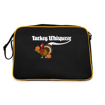 Dinde Thanksgiving - Sac Retro - noir/or - Dos