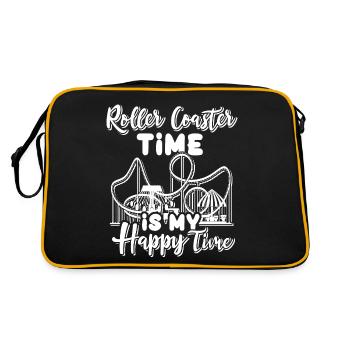Achterbahn Roller Coaster - Retro Bag - black/gold - Back