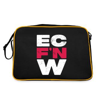 Wrestling Wrestler Fight Wrestling Ringer Gift - Retro Bag - black/gold - Back