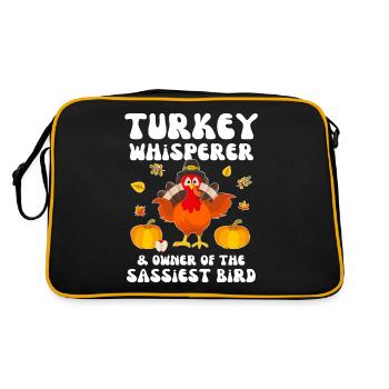 Dinde Thanksgiving - Sac Retro - noir/or - Dos