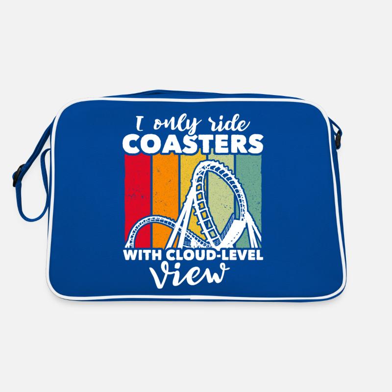 Achterbahn Achterbahnliebhaber Retro Tasche