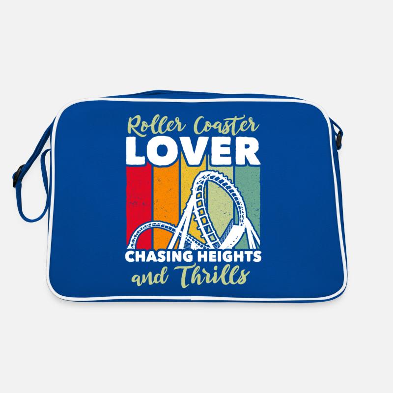 Achterbahn Achterbahnliebhaber Retro Tasche