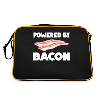 Bacon Nourriture Porc Bacon - Sac Retro - noir/or - Dos