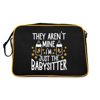 Nanny Daycare Babysitter - Retro Bag - black/gold - Back
