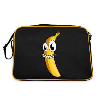 Banane Bananes folles - Sac Retro - noir/or - Dos
