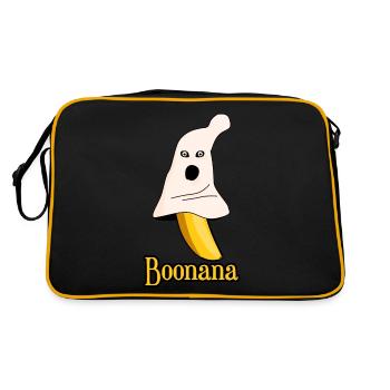 Banane Ghost Bananes - Sac Retro - noir/or - Dos