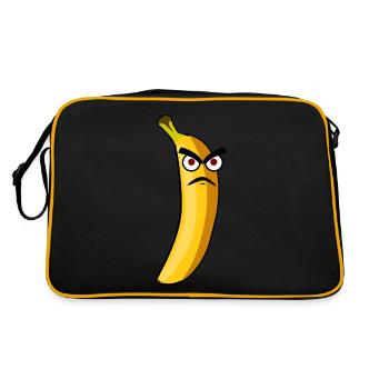 Banane Bananes grincheuses - Sac Retro - noir/or - Dos