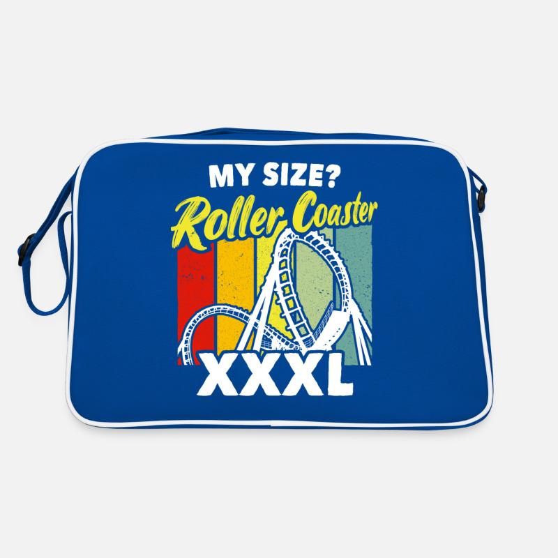 Achterbahn Achterbahnfahrer Retro Tasche