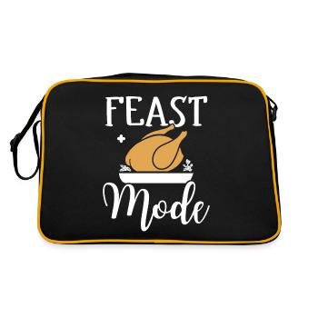 Mode De Festin - Dinde Drôle De Thanksgiving - Sac Retro - noir/or - Dos